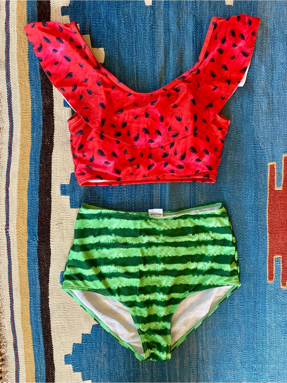 Watermelon Two-Piece Swimsuit Set